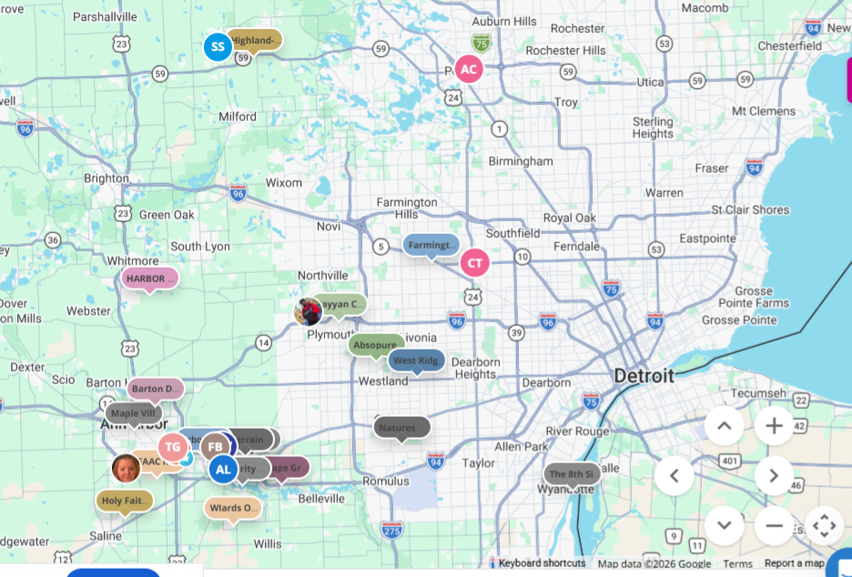 gps tracking map
